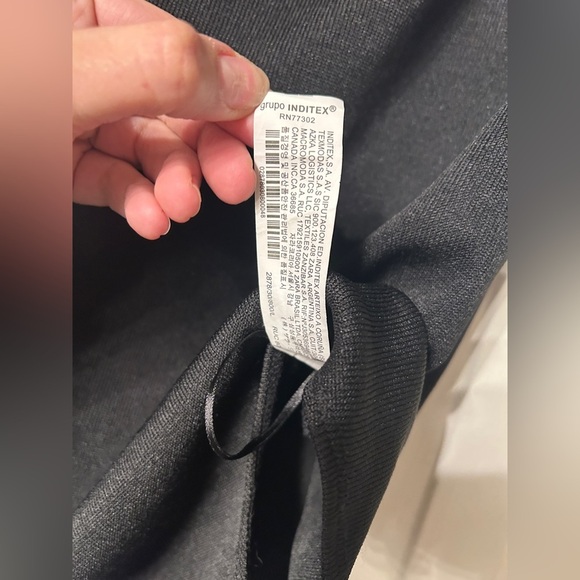 ZARA one shoulder body suit size large color black - Picture 4 of 5